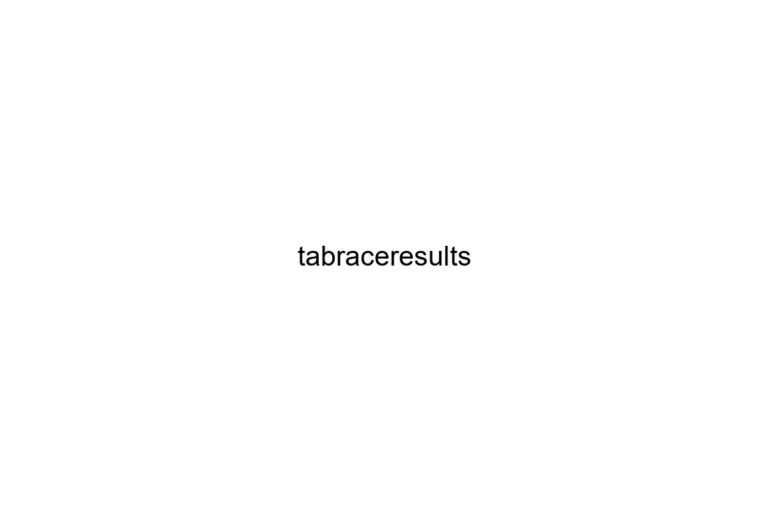 tabraceresults