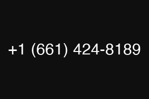 +1 (661) 424-8189