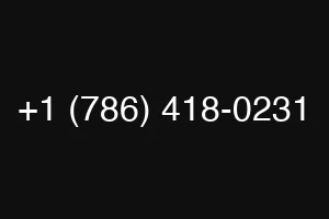 +1 (786) 418-0231