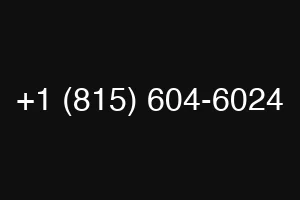 +1 (815) 604-6024